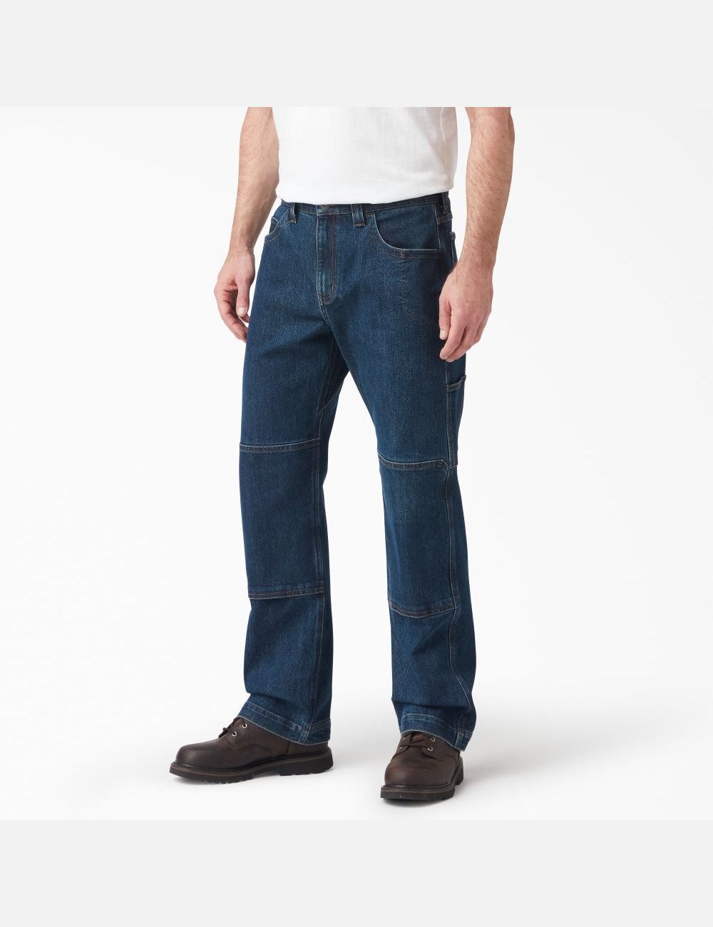 Medium Blue Dickies DuraTech Renegade Denim Jeans | 829HJFDWZ