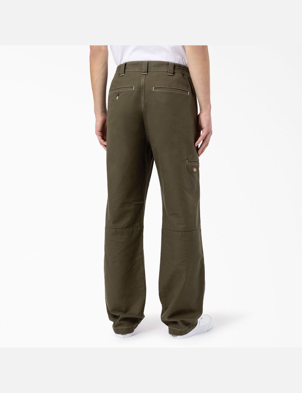 Military Green Dickies Florala Double Knee Pants | 427UKTPRW