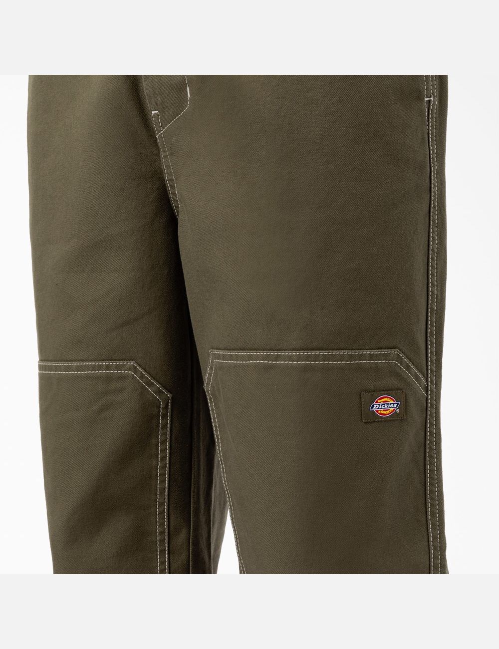 Military Green Dickies Florala Double Knee Pants | 427UKTPRW