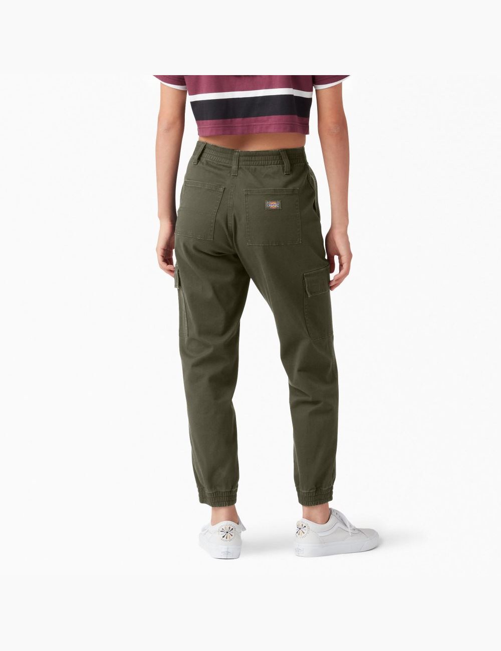 Military Green Dickies Jogger Cargo Pants | 596UJRTPE