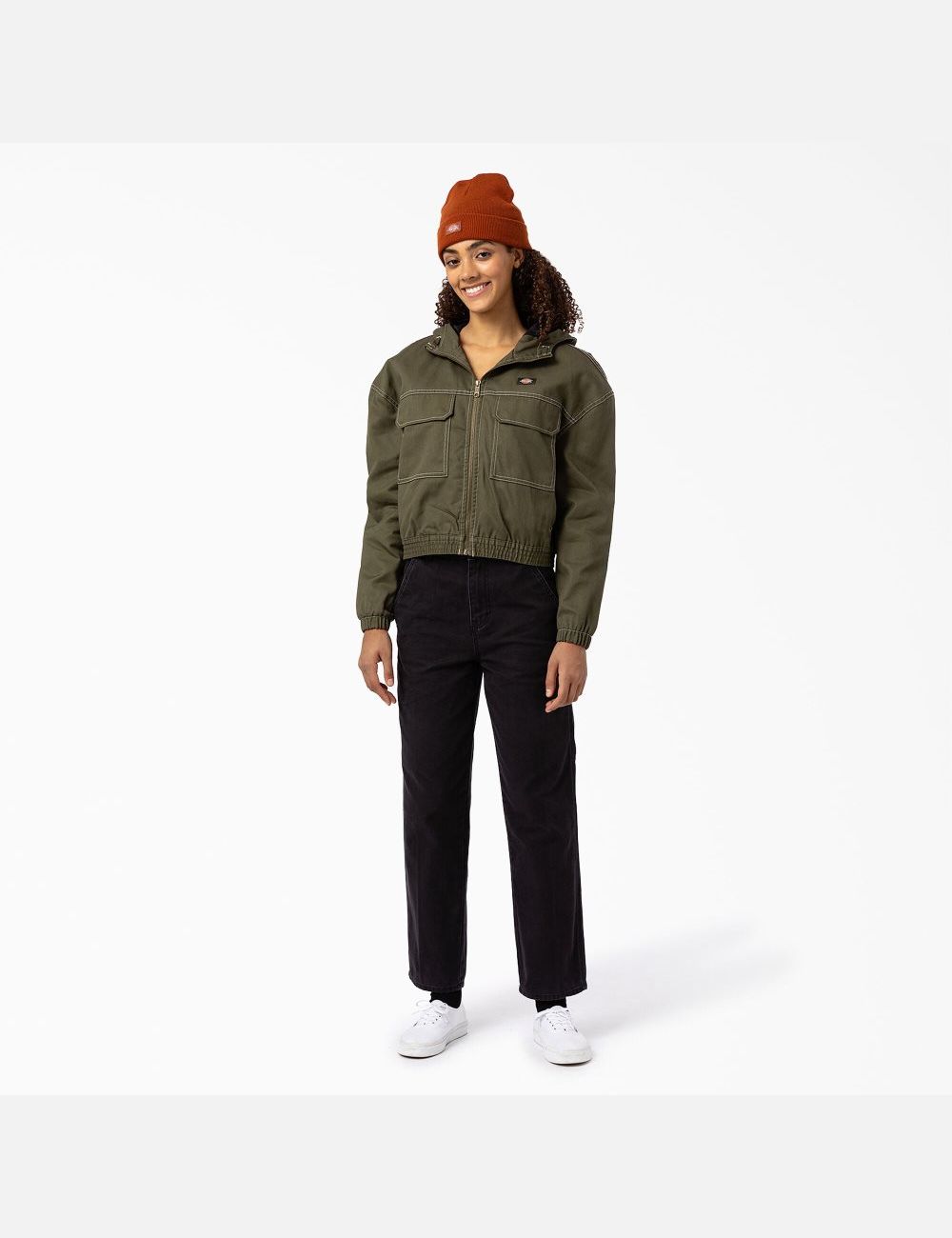 Military Green Dickies Sawyerville Coats & Jackets | 794TUBLCP