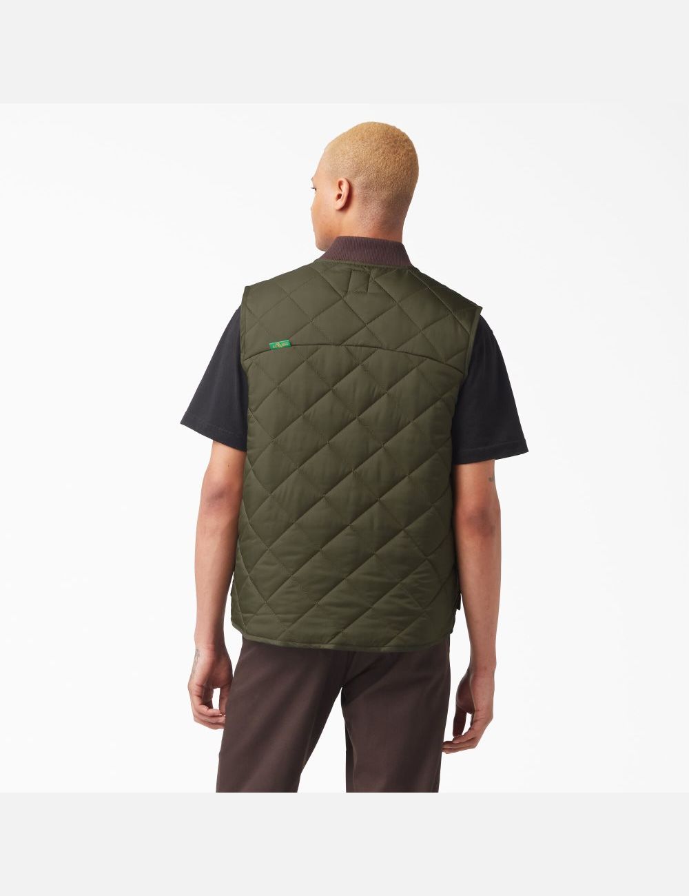 Military Green Dickies Vincent Alvarez Gobernador Vests | 784TQKGXD