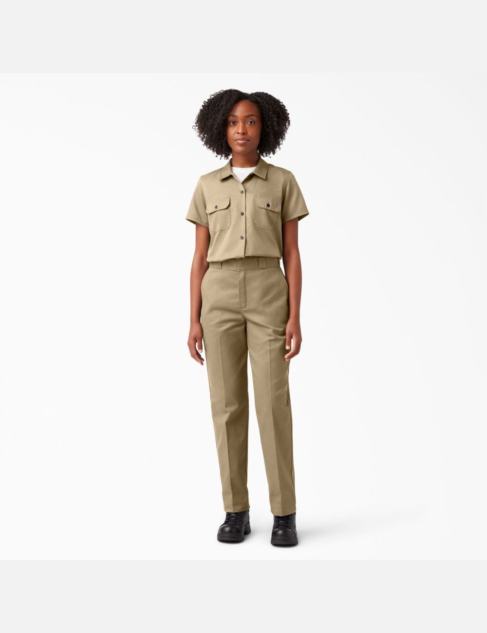 Military Khaki Dickies 574 Original Work Top | 713QKNMJA