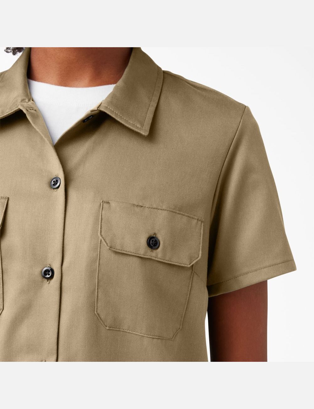 Military Khaki Dickies 574 Original Work Top | 713QKNMJA