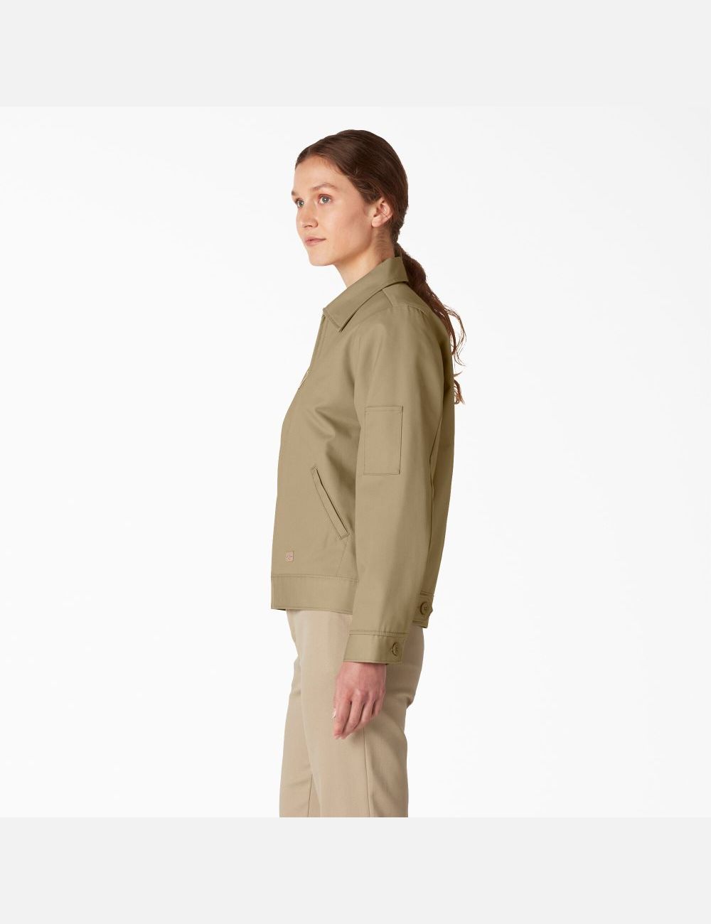 Military Khaki Dickies Insulated Eisenhower Coats & Jackets | 258QHUOTF