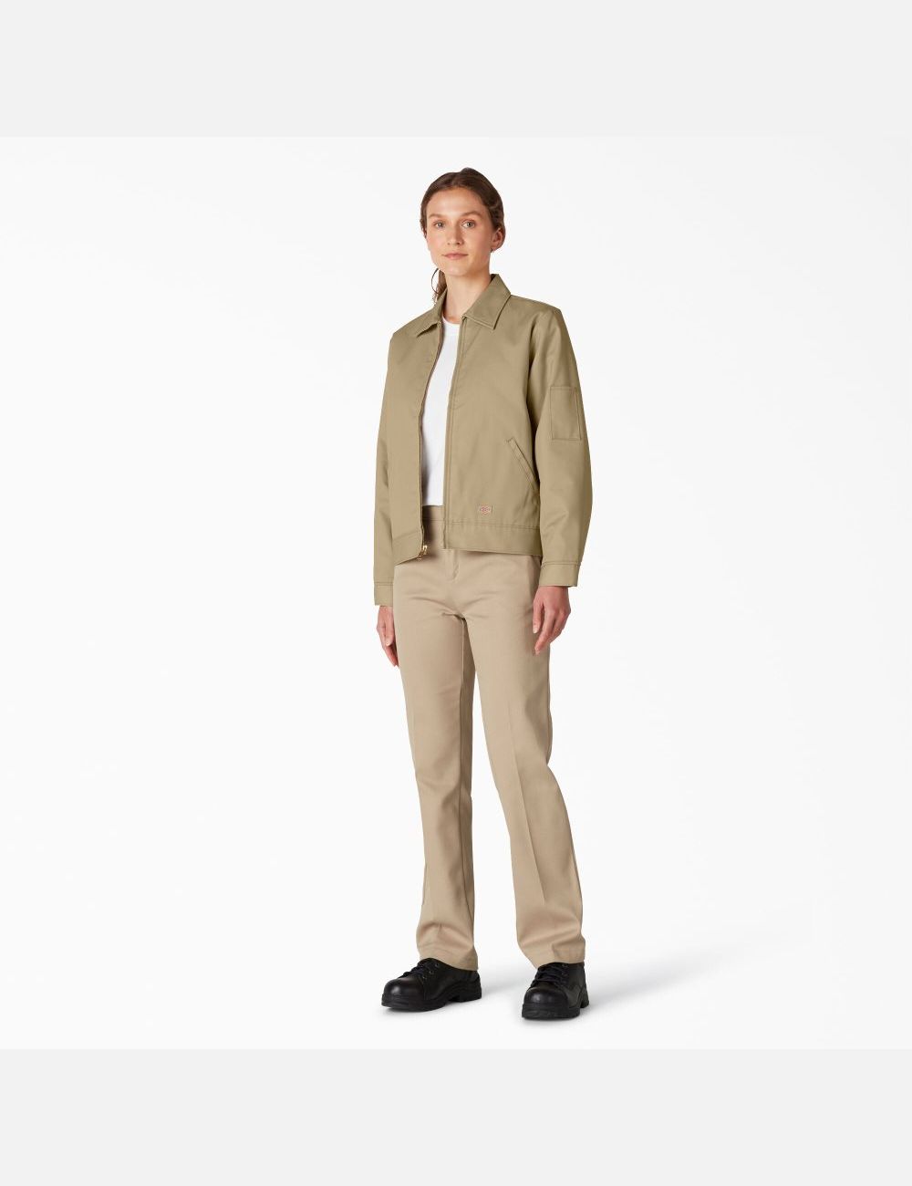 Military Khaki Dickies Insulated Eisenhower Coats & Jackets | 258QHUOTF