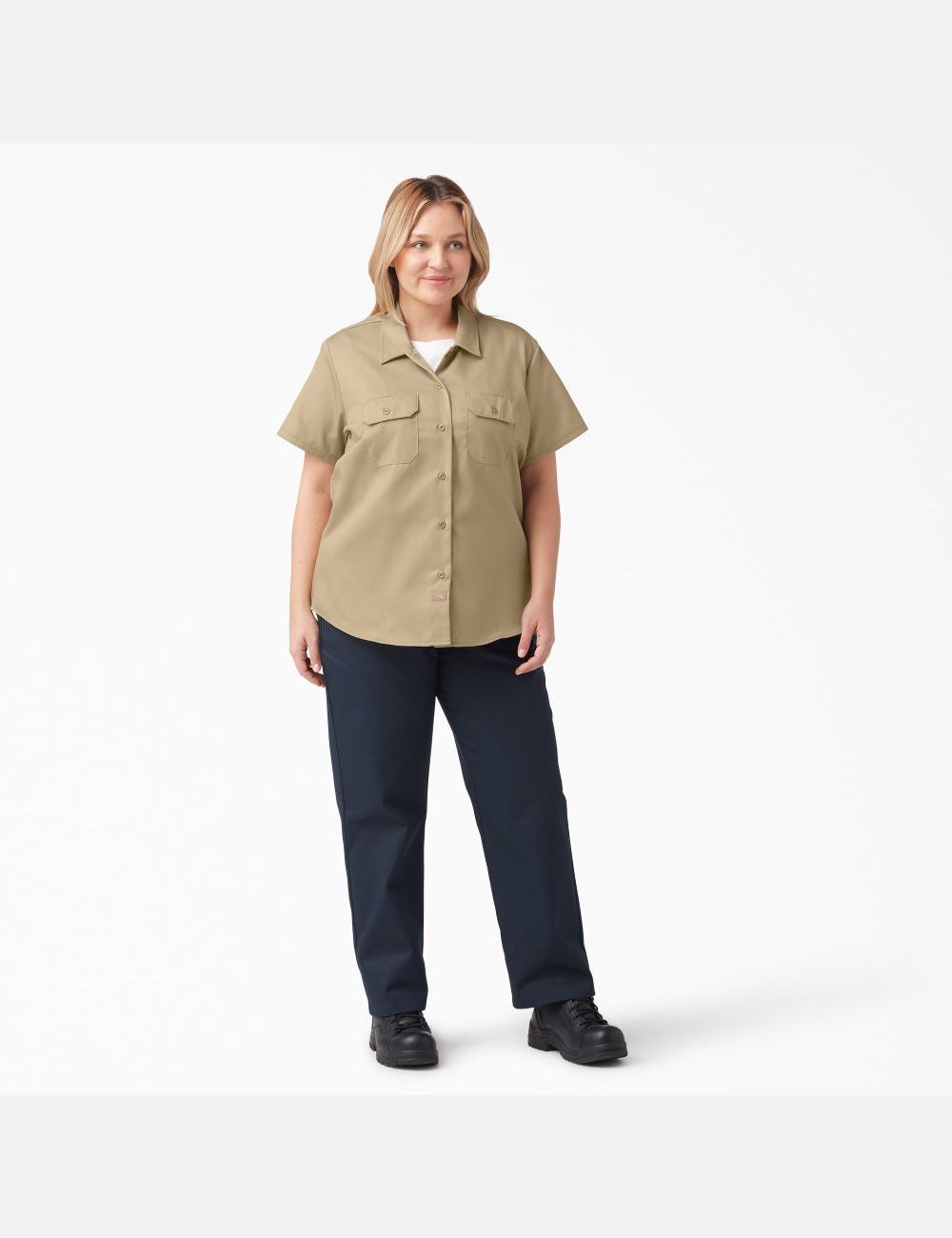 Military Khaki Dickies Plus Original 574 Tops | 904BLTYEH