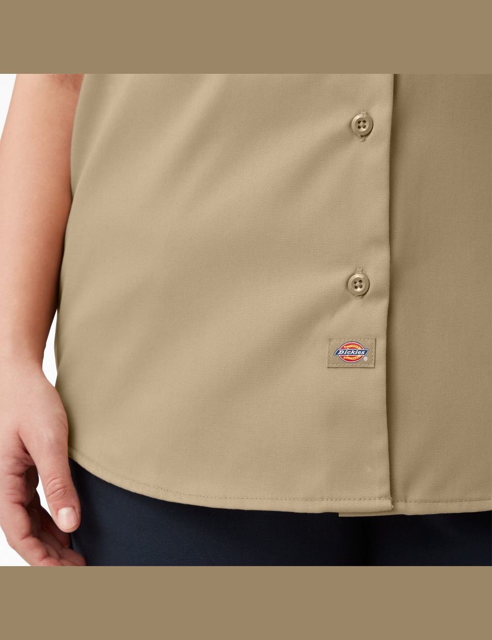 Military Khaki Dickies Plus Original 574 Tops | 904BLTYEH