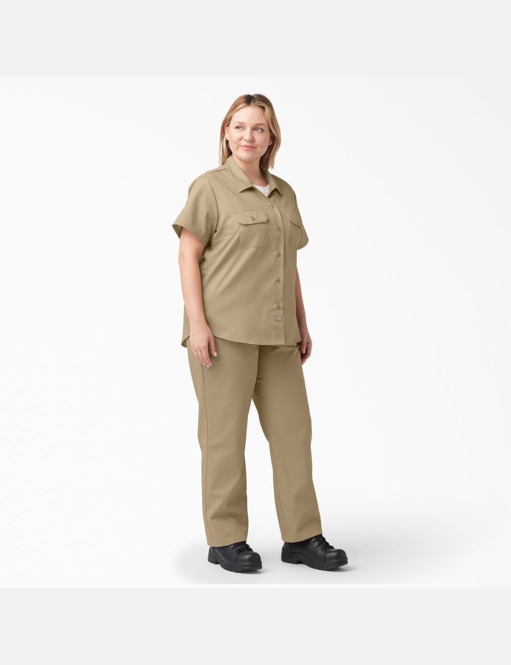 Military Khaki Dickies Plus Original 874 Work Pants | 427UTQWIX