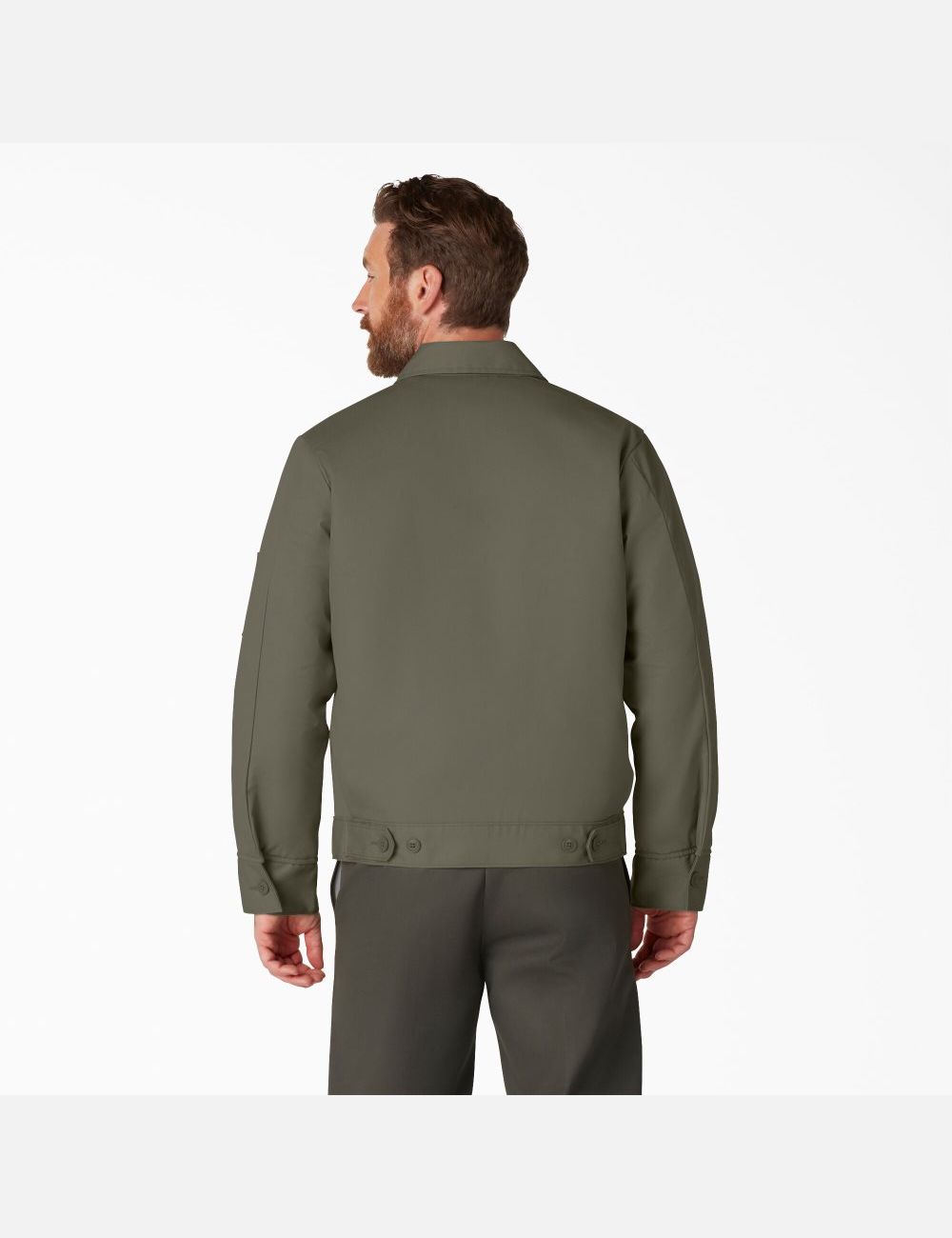 Moss Green Dickies Insulated Eisenhower Coats & Jackets | 059JMXHNP