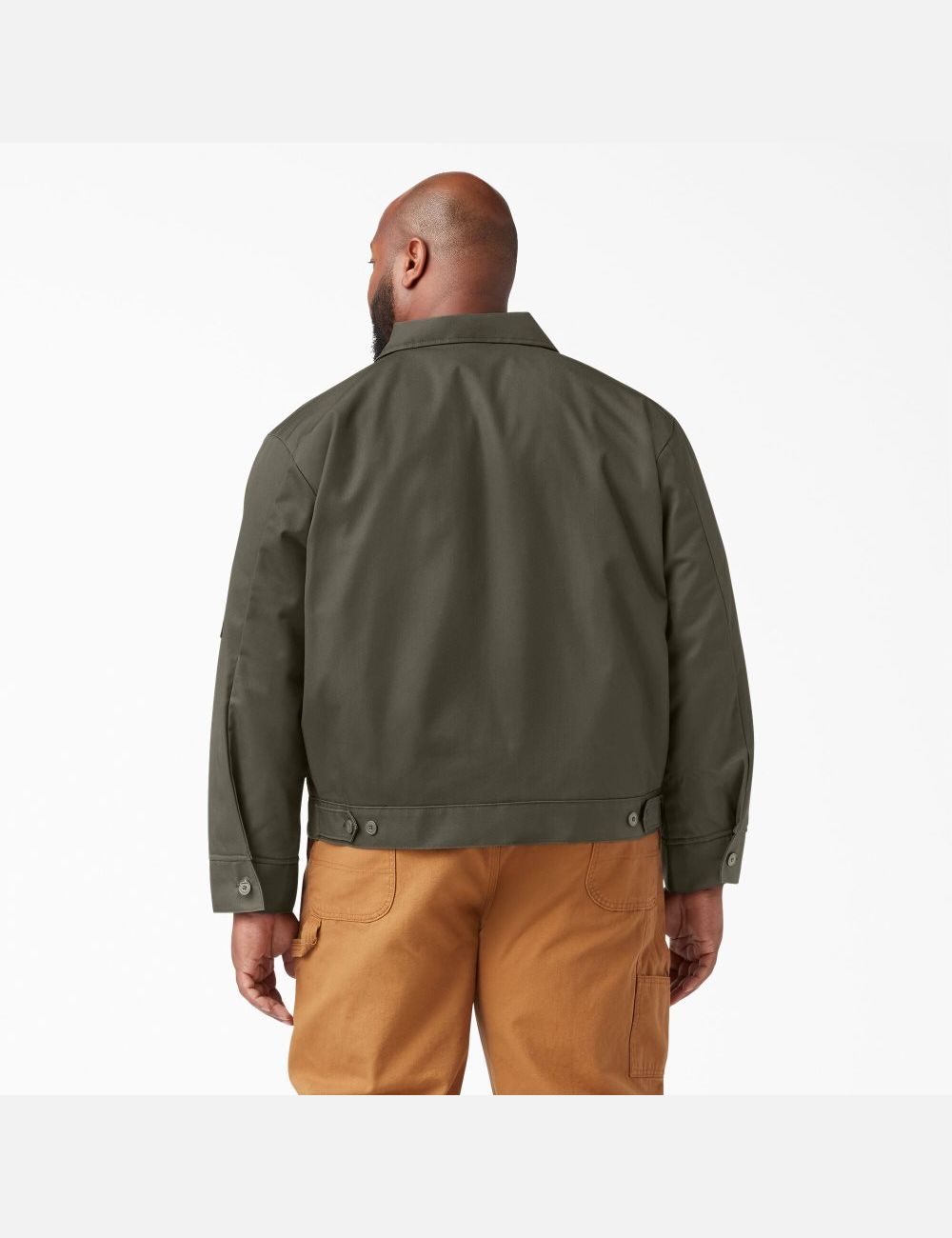 Moss Green Dickies Insulated Eisenhower Coats & Jackets | 059JMXHNP