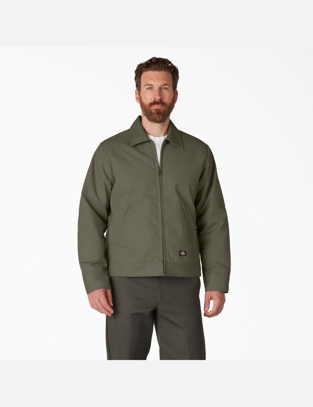 Moss Green Dickies Insulated Eisenhower Coats & Jackets | 521OFEKPX