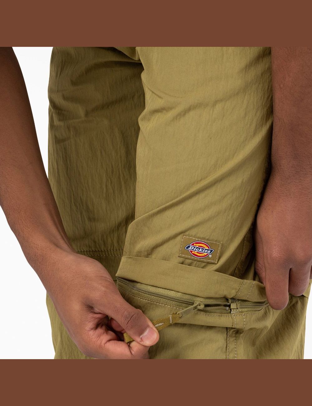 Moss Green Dickies Pacific Convertible Pants | 958JDISEK