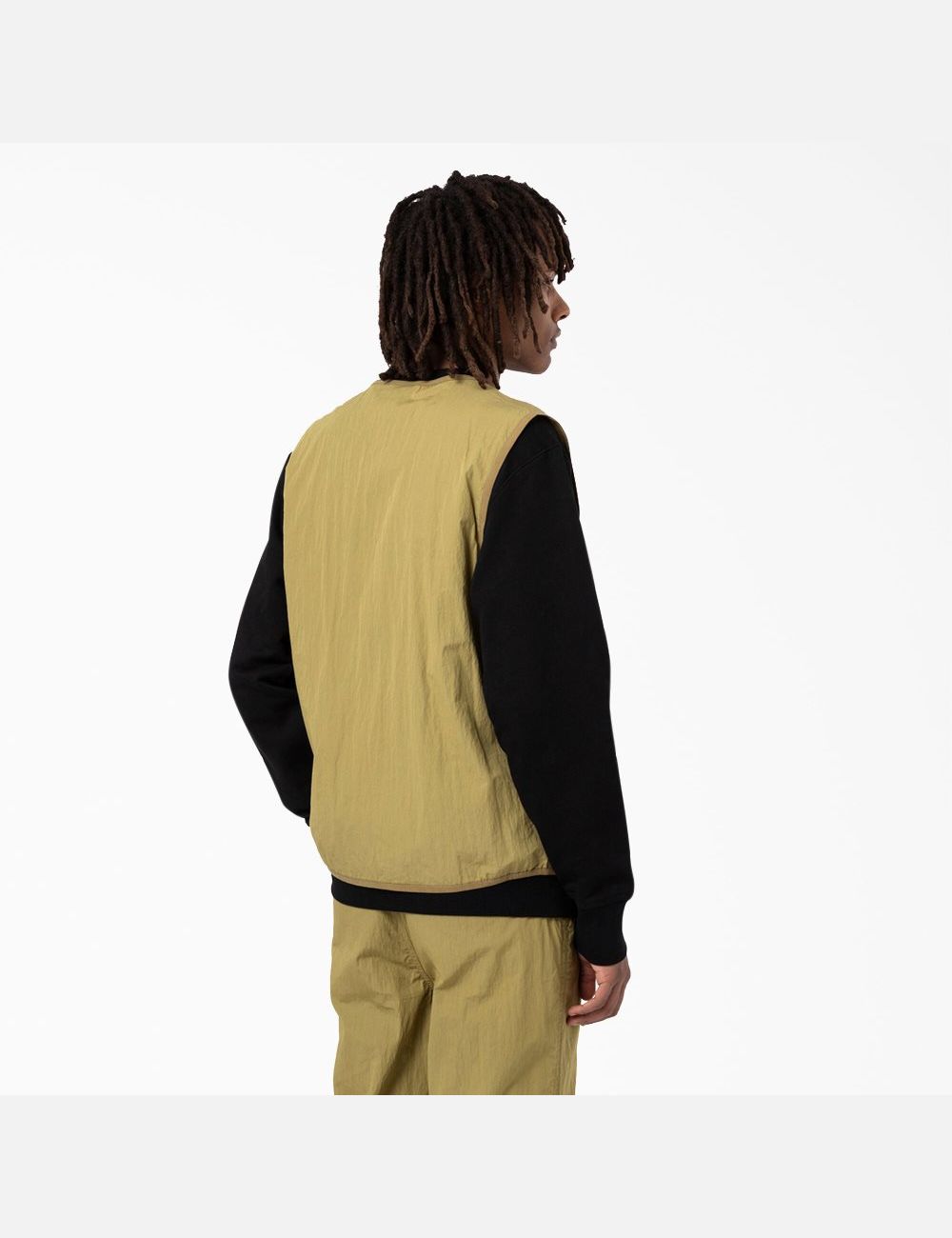 Moss Green Dickies Pacific Utility Vests | 154LVGBEM