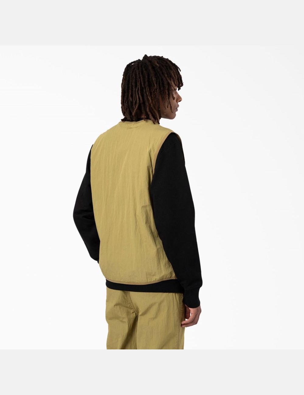 Moss Green Dickies Pacific Utility Vests | 154LVGBEM