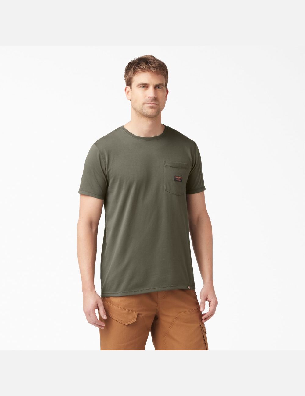 Moss Green Dickies Traeger x Ultimate Grilling T-Shirts | 305JVKQLC