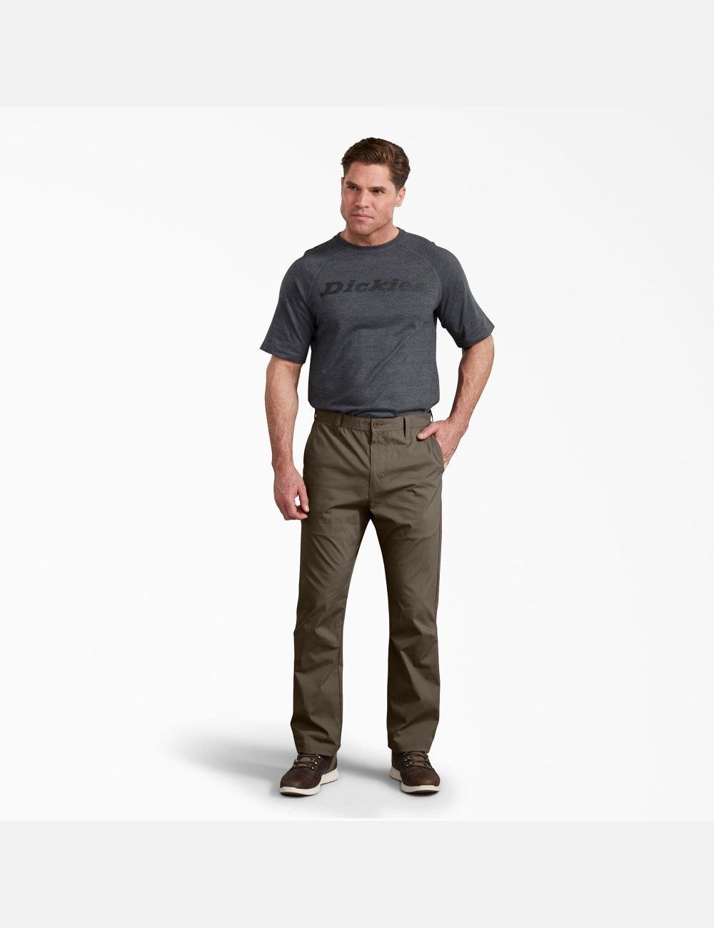 Mushroom Dickies Cooling Hybrid Utility Work Pants | 128JWAINH