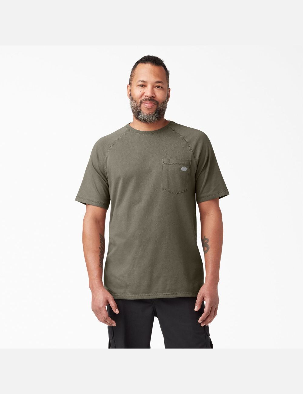 Mushroom Dickies Cooling Short Sleeve T-Shirts | 486KZBMPR