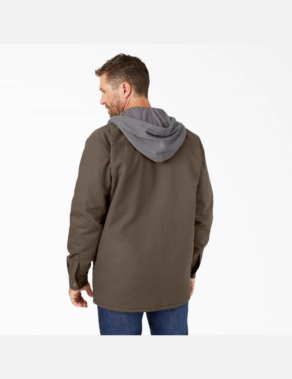 Mushroom Dickies Hydroshield Duck Hooded Coats & Jackets | 487AQGLRU