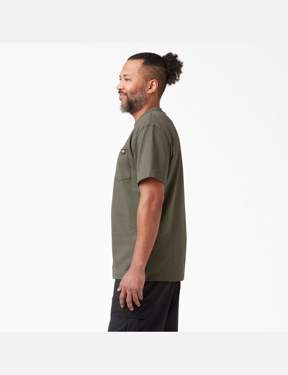 Mushroom Dickies Short Sleeve Heavyweight T-Shirts | 792QAIMJB