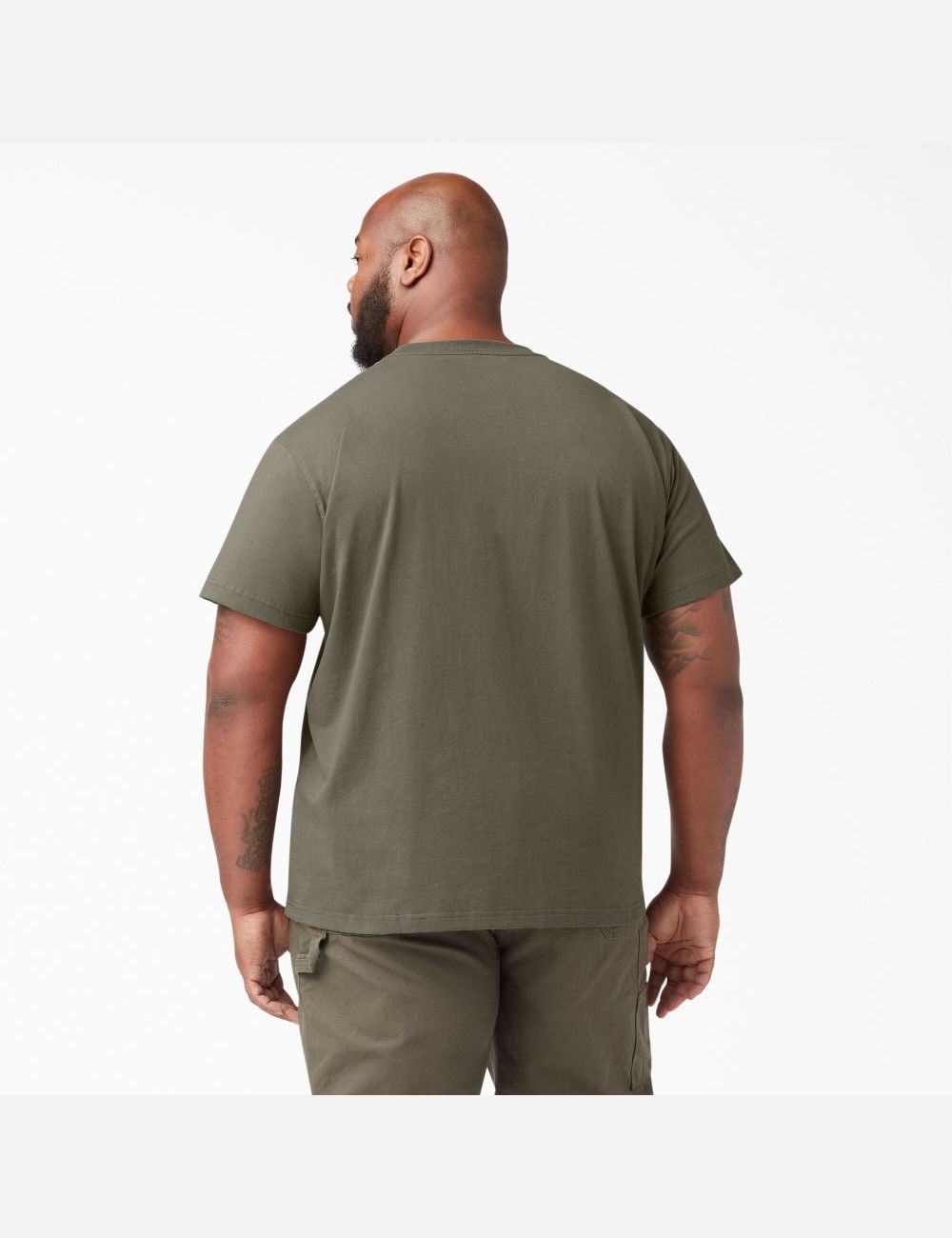 Mushroom Dickies Short Sleeve Heavyweight T-Shirts | 792QAIMJB