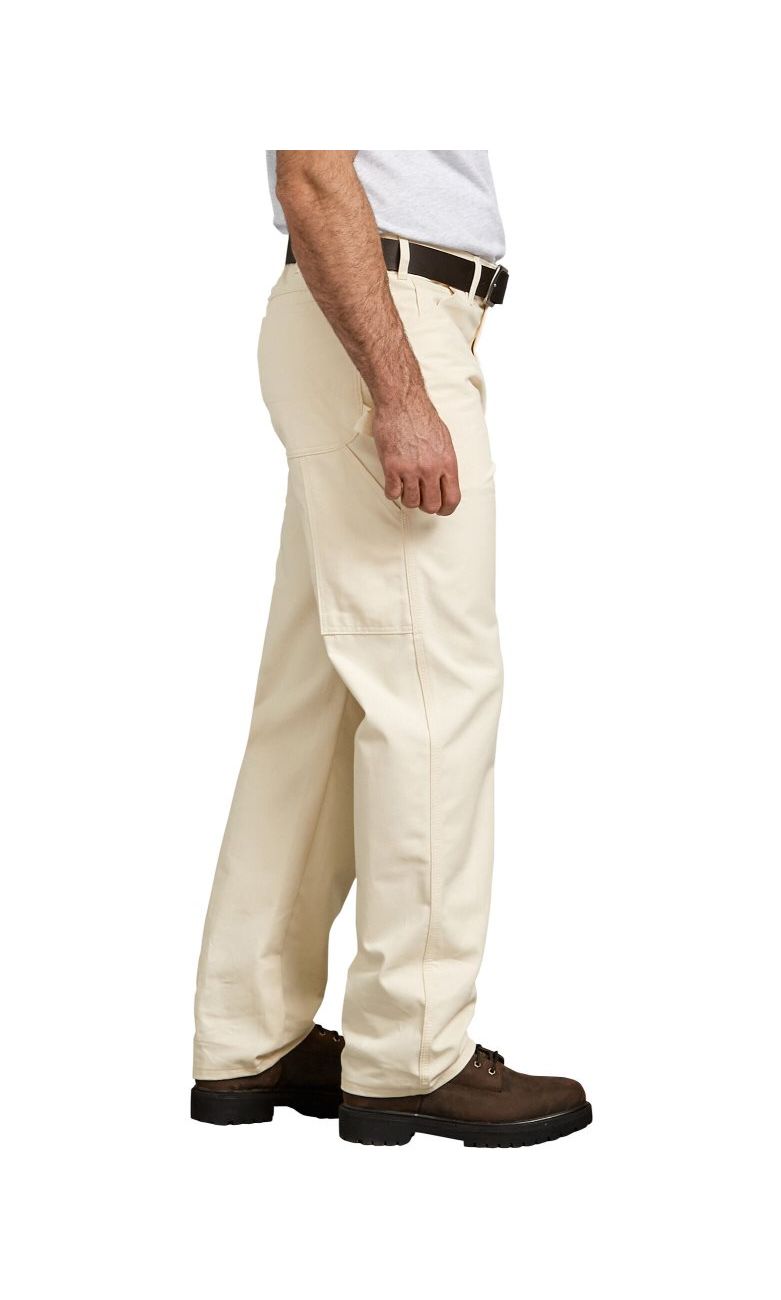 Natural Beige Dickies Relaxed Straight Leg Painters Pants | 594MAHVFE