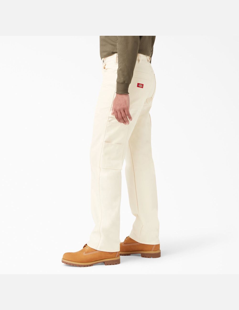 Natural Beige Dickies Relaxed Straight Leg Painters Painter Pants | 935GKPNVB