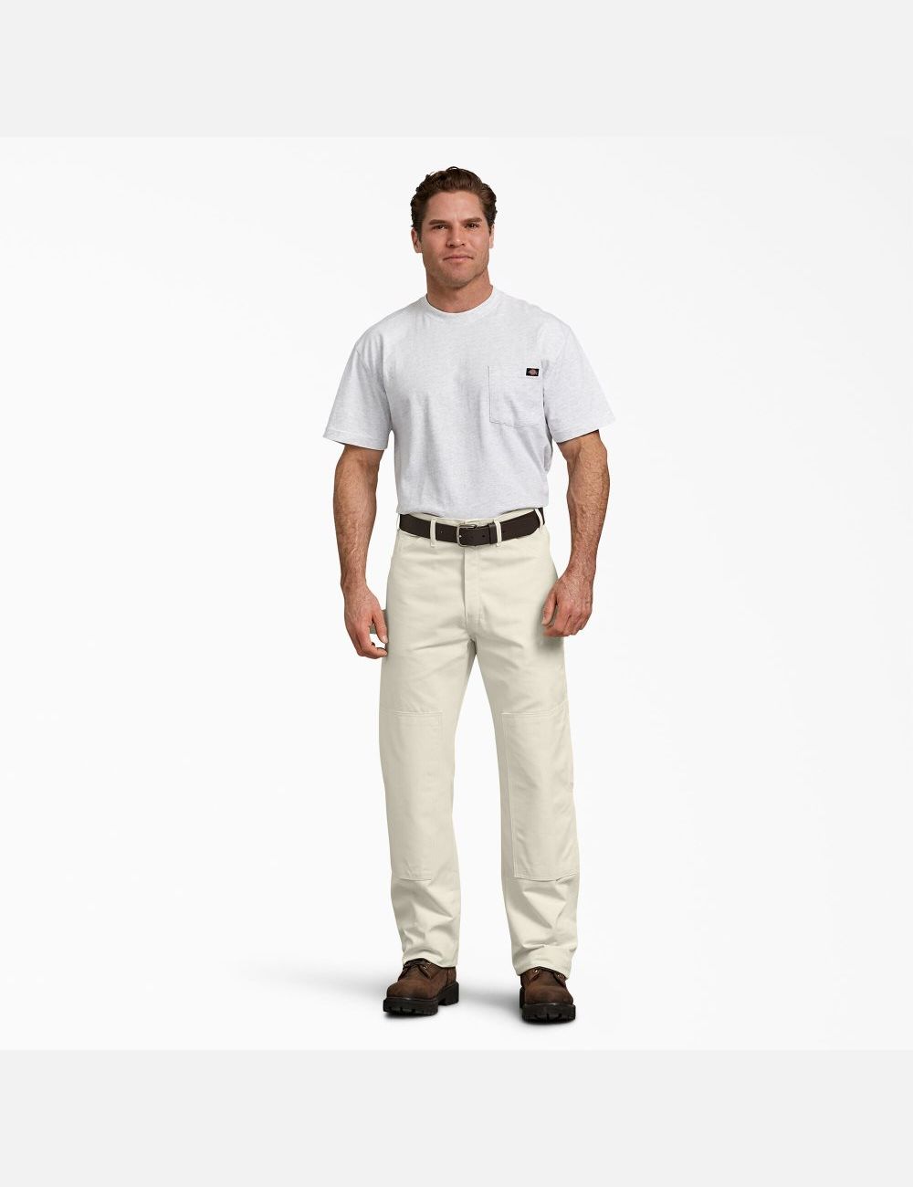 Natural Beige Dickies Utility Painters Painter Pants | 896UBNXPG