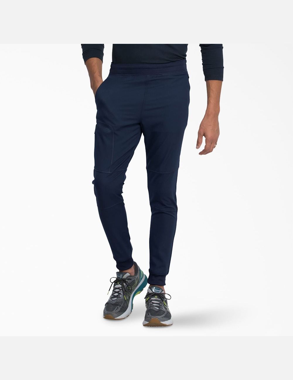 Navy Blue Dickies Dynamix Natural Rise Jogger Pants Scrubs | 273FJOMXC