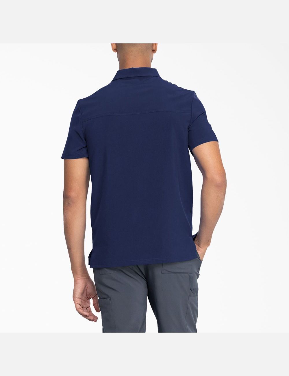 Navy Blue Dickies EDS Essentials Medical Polo Shirt Scrubs | 564UEPAQK