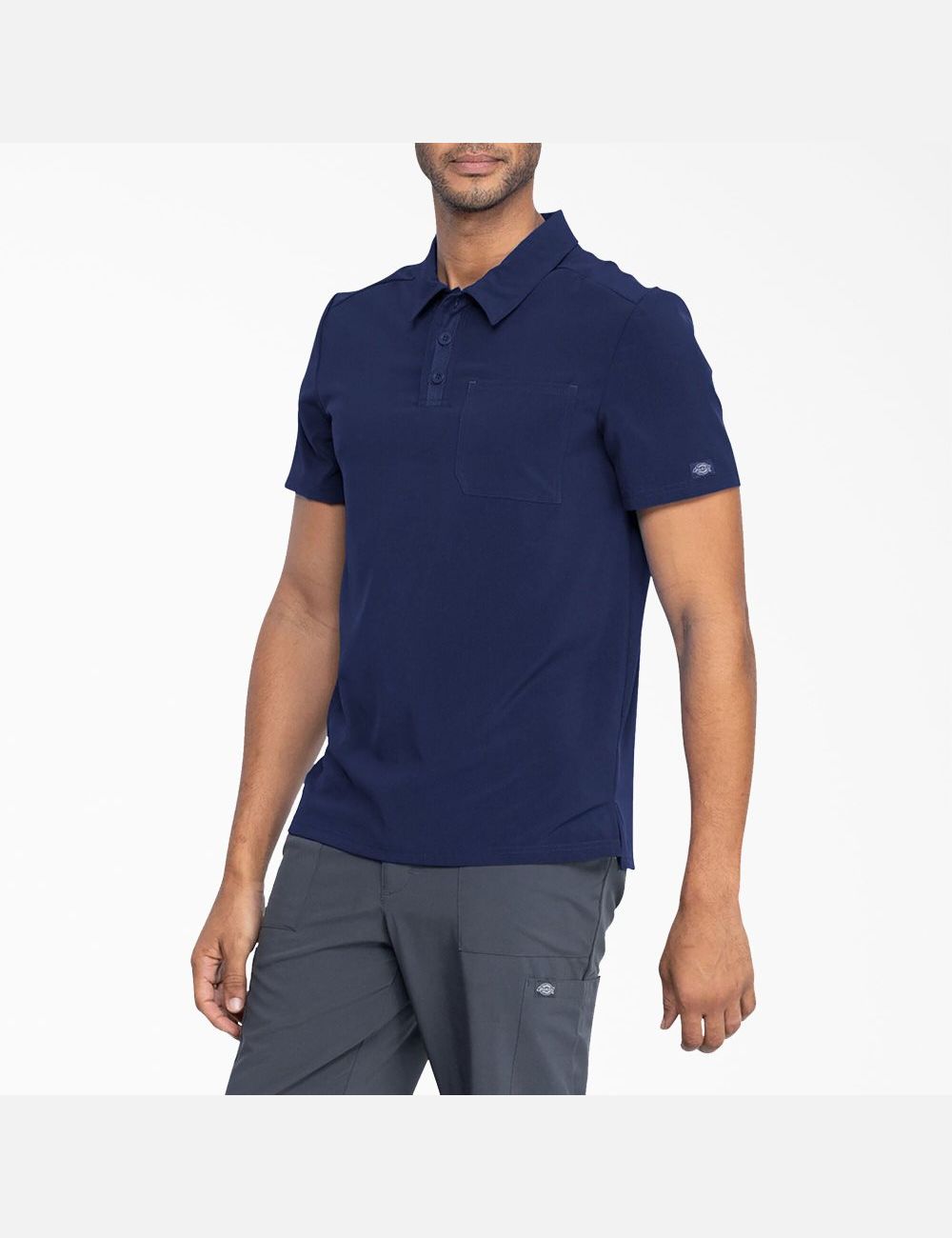 Navy Blue Dickies EDS Essentials Medical Polo Shirt Scrubs | 564UEPAQK