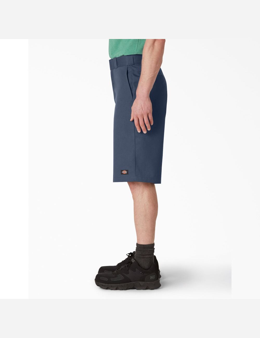 Navy Blue Dickies Loose Fit Flat Front Shorts | 568KCFPSL