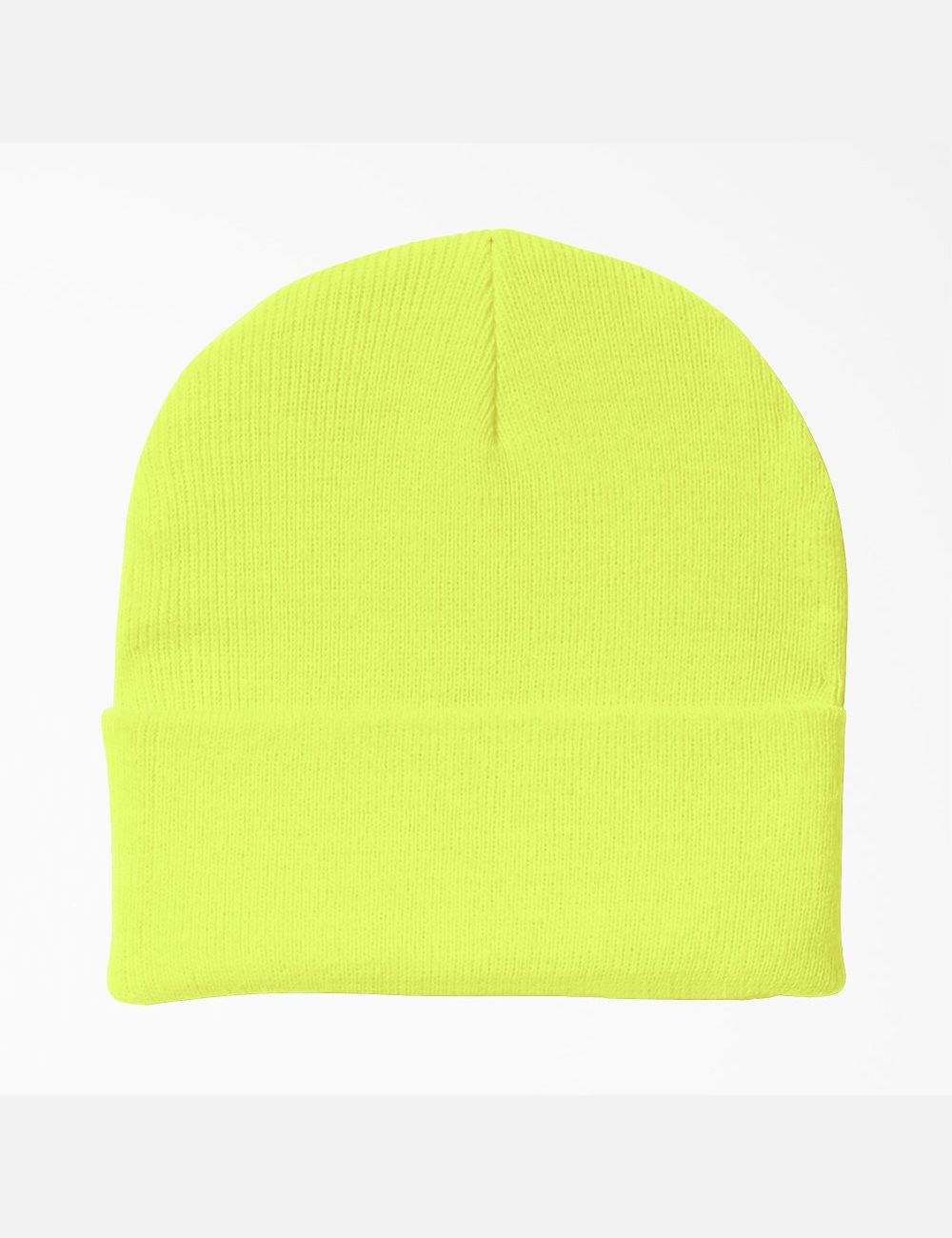 Neon Yellow Dickies Cuffed Knit Hats | 805BVJIYG