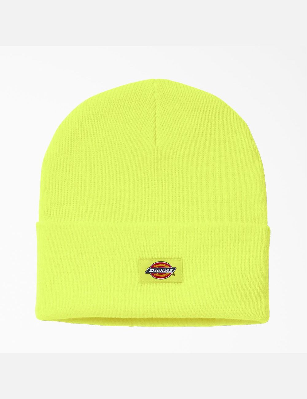 Neon Yellow Dickies Cuffed Knit Hats | 805BVJIYG