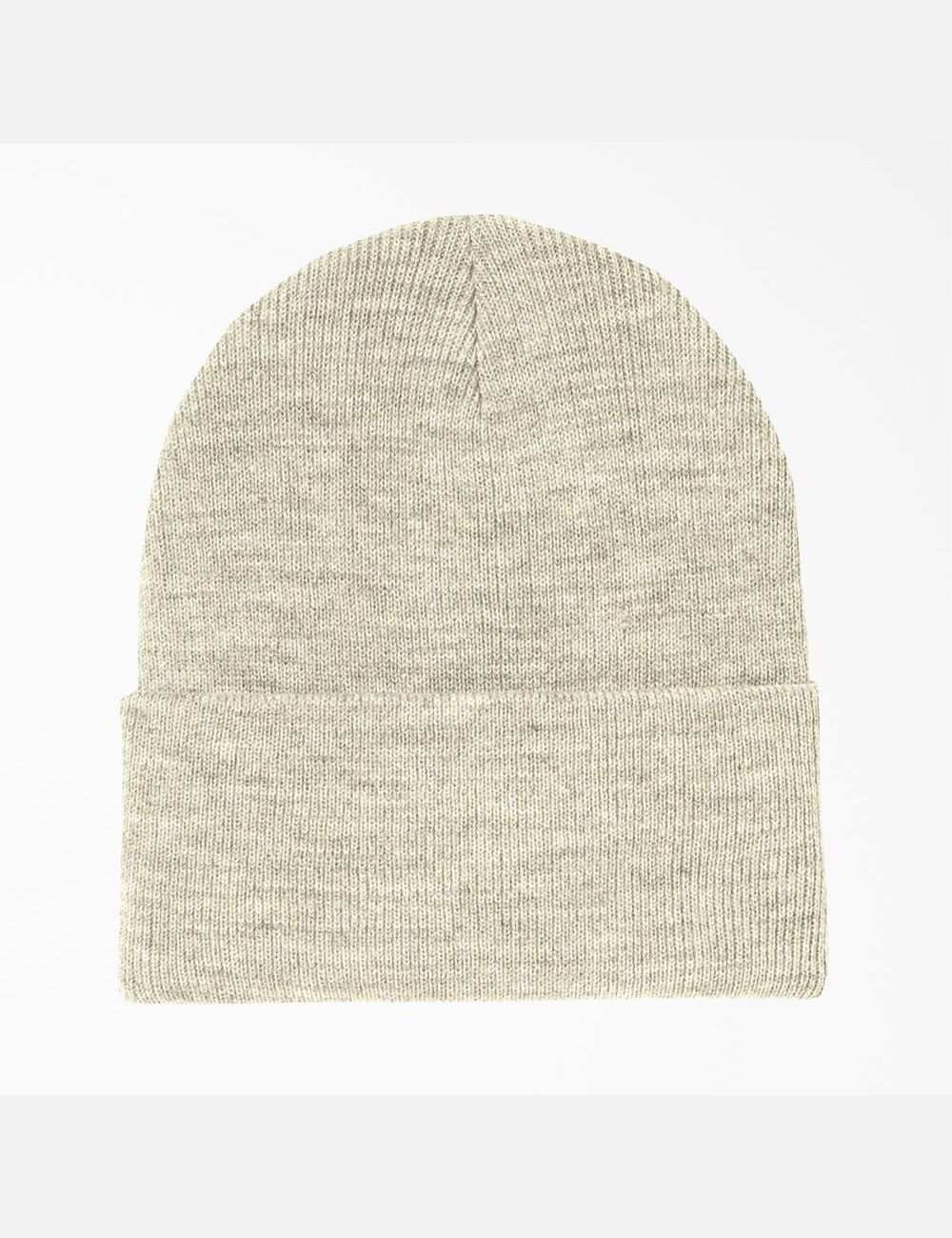 Oatmeal Heather Dickies Cuffed Knit Hats | 751PGFCIK