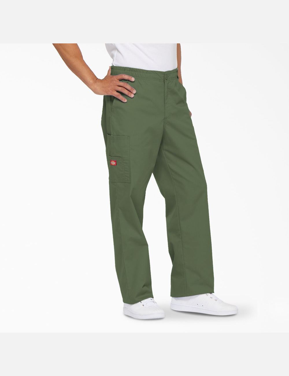 Olive Green Dickies EDS Signature Cargo Pants Scrubs | 857YPANVF