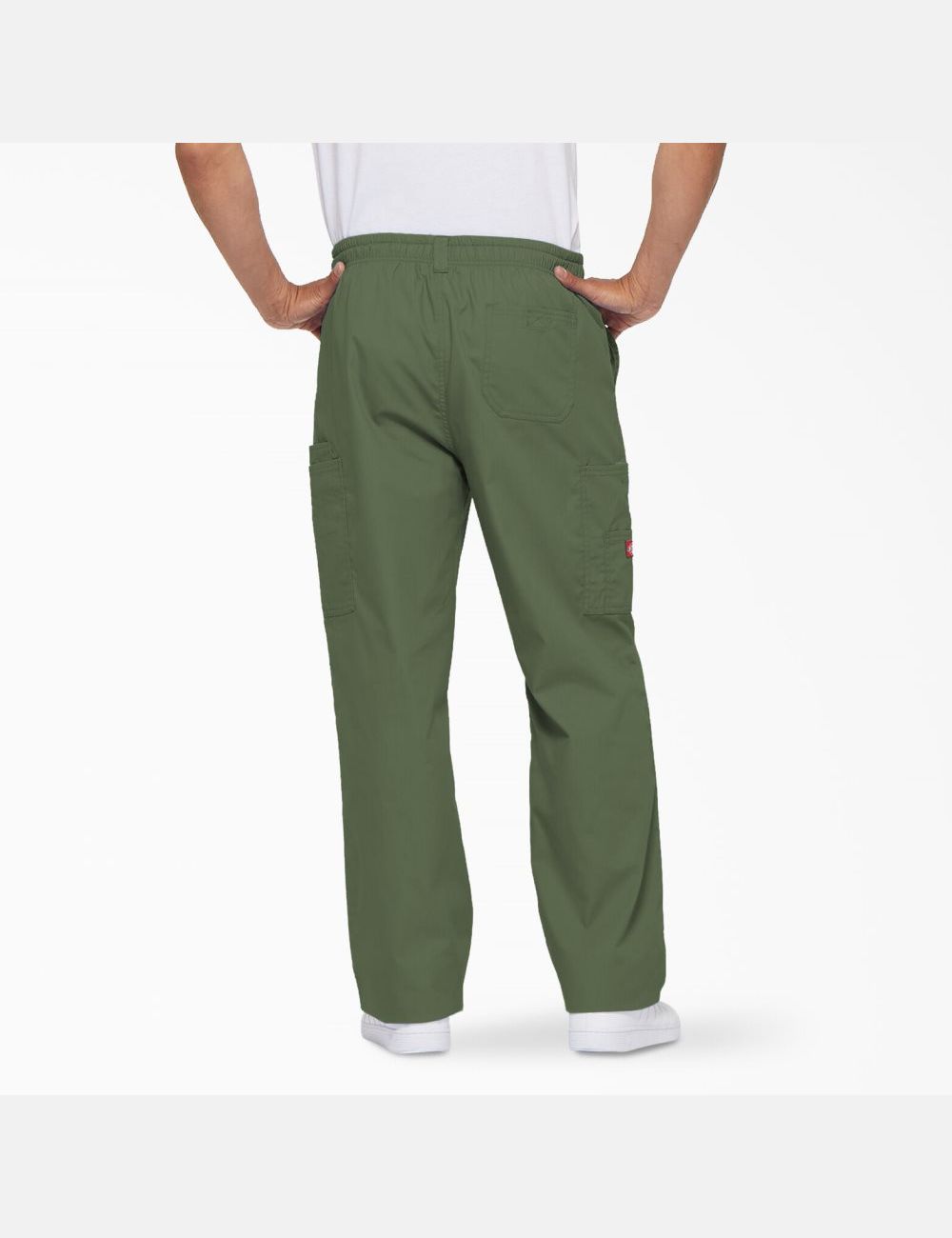 Olive Green Dickies EDS Signature Cargo Pants Scrubs | 857YPANVF