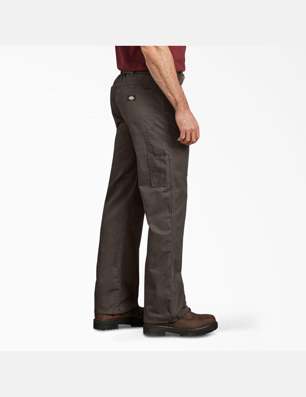 Olive Green Dickies Relaxed Straight Leg Duck Carpenter Pants | 719JKZQXH