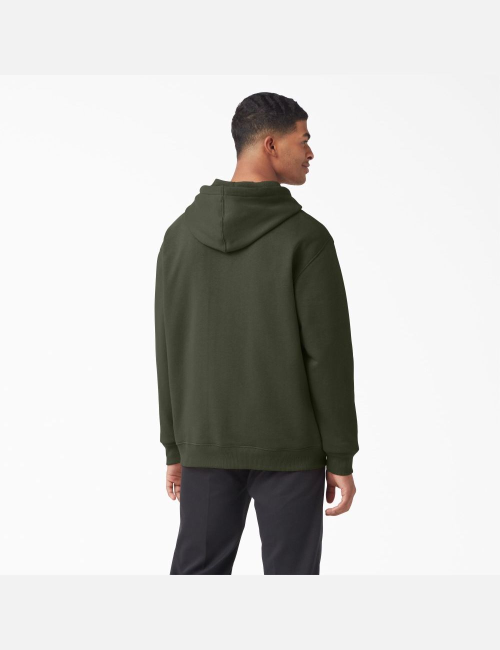 Olive Green Dickies Uniontown Hoodies | 524HTMIZO