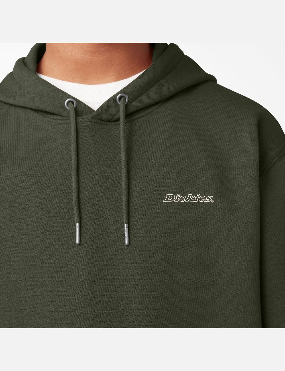 Olive Green Dickies Uniontown Hoodies | 524HTMIZO