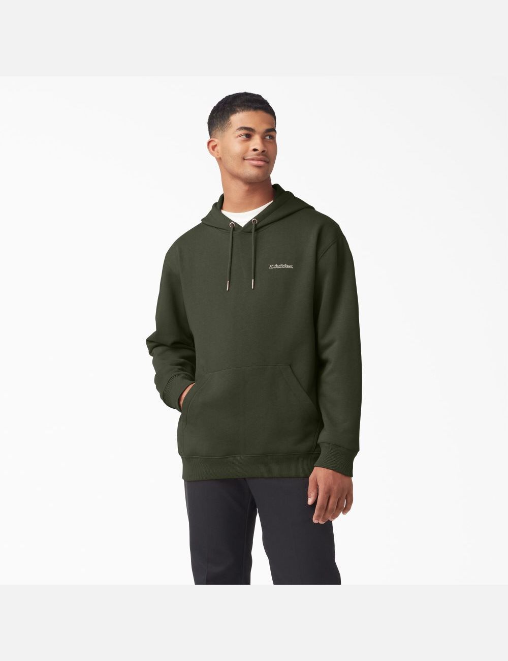 Olive Green Dickies Uniontown Hoodies | 524HTMIZO