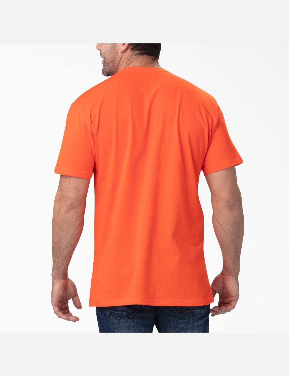 Orange Brick Dickies Short Sleeve Relaxed Fit Graphic T-Shirts | 760JKBXIF