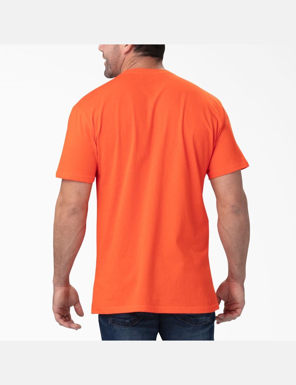 Orange Brick Dickies Short Sleeve Relaxed Fit Graphic T-Shirts | 760JKBXIF