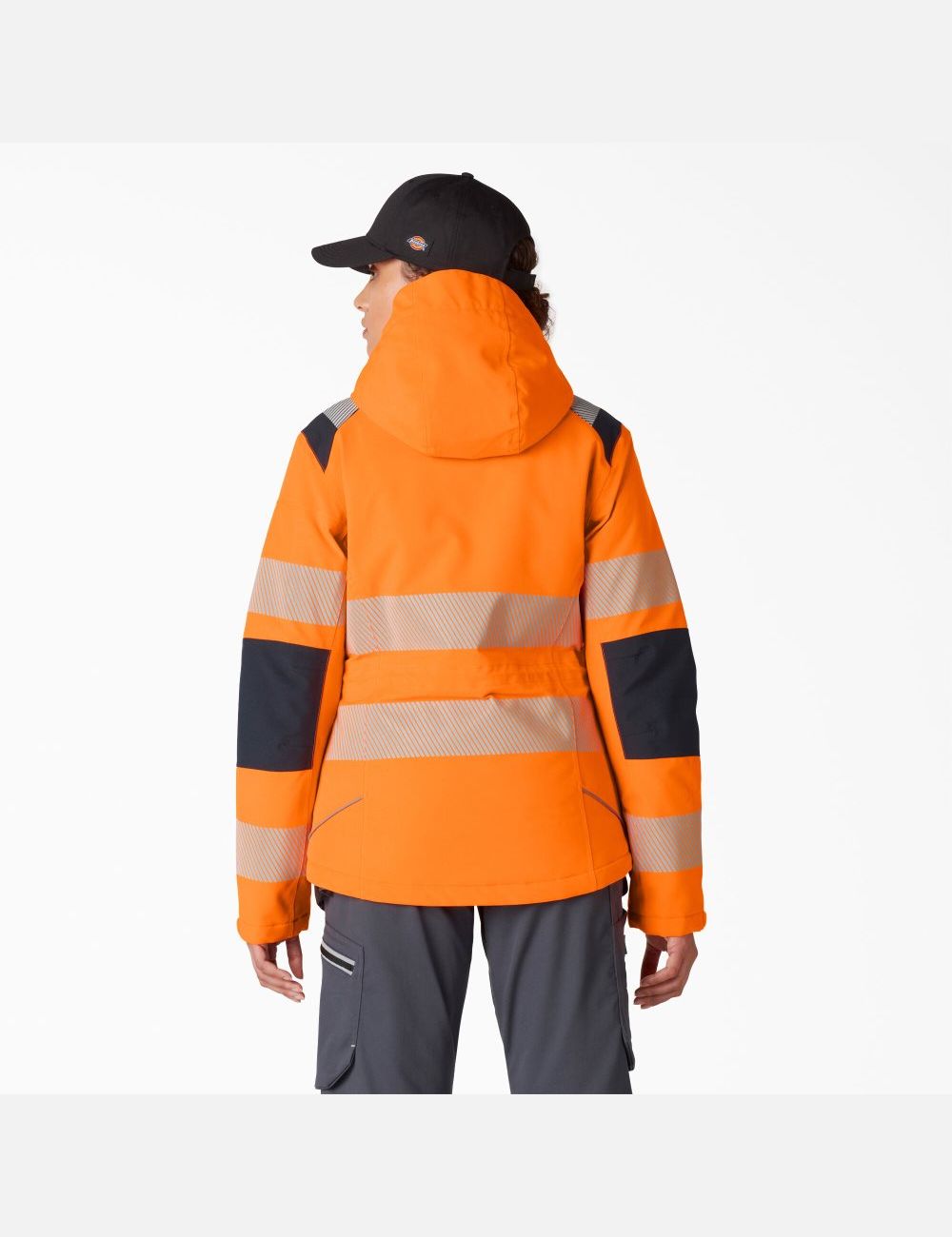 Orange Dickies Hi Vis Insulated Performance Coats & Jackets | 218BSNVIA