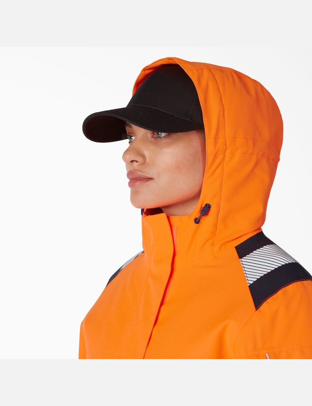 Orange Dickies Hi Vis Insulated Performance Coats & Jackets | 218BSNVIA