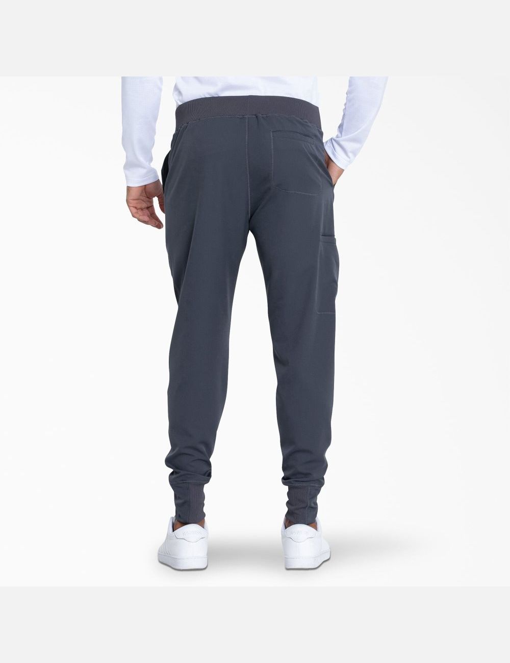 Pewter Gray Dickies Dynamix Jogger Pants Scrubs | 187HIELRX