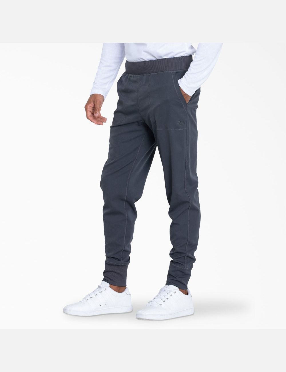 Pewter Gray Dickies Dynamix Jogger Pants Scrubs | 187HIELRX