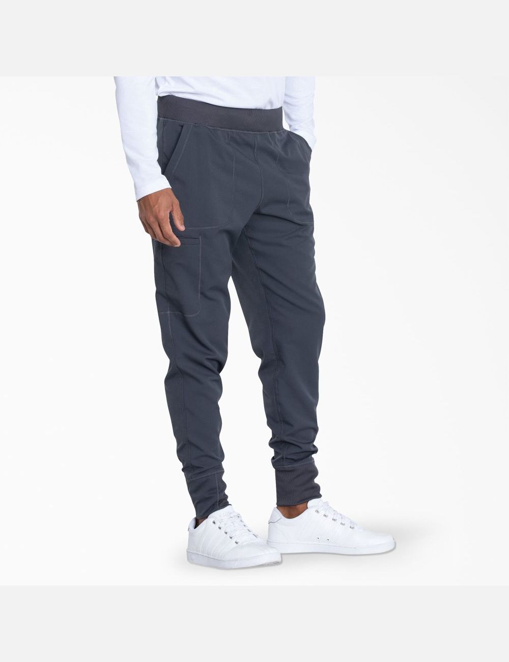 Pewter Gray Dickies Dynamix Jogger Pants Scrubs | 187HIELRX