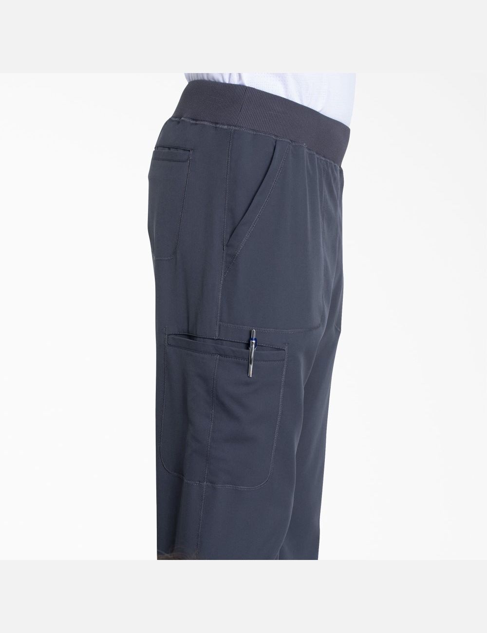 Pewter Gray Dickies Dynamix Jogger Pants Scrubs | 187HIELRX