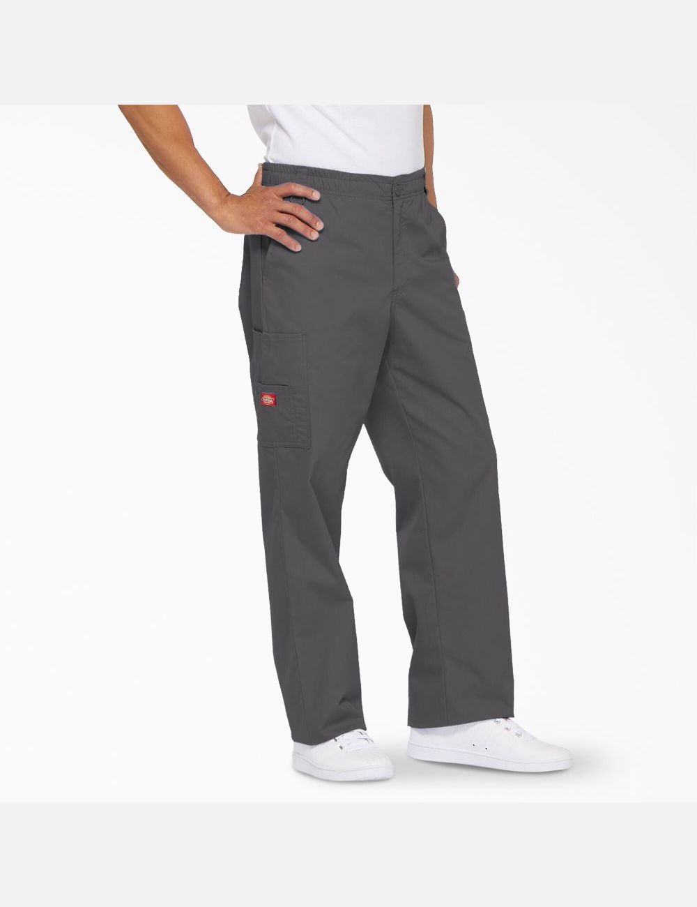 Pewter Gray Dickies EDS Signature Cargo Pants Scrubs | 857JETGOB